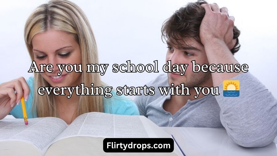 School pick up lines