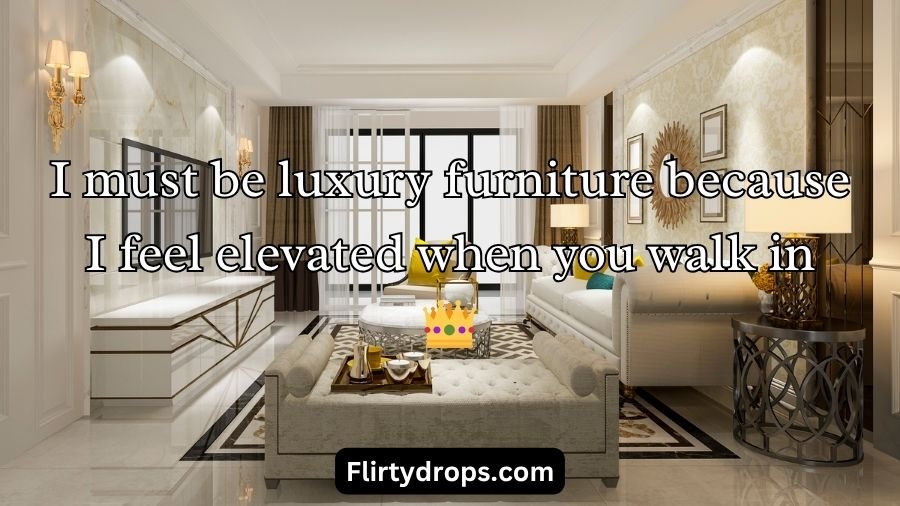 Furniture Pickup Lines