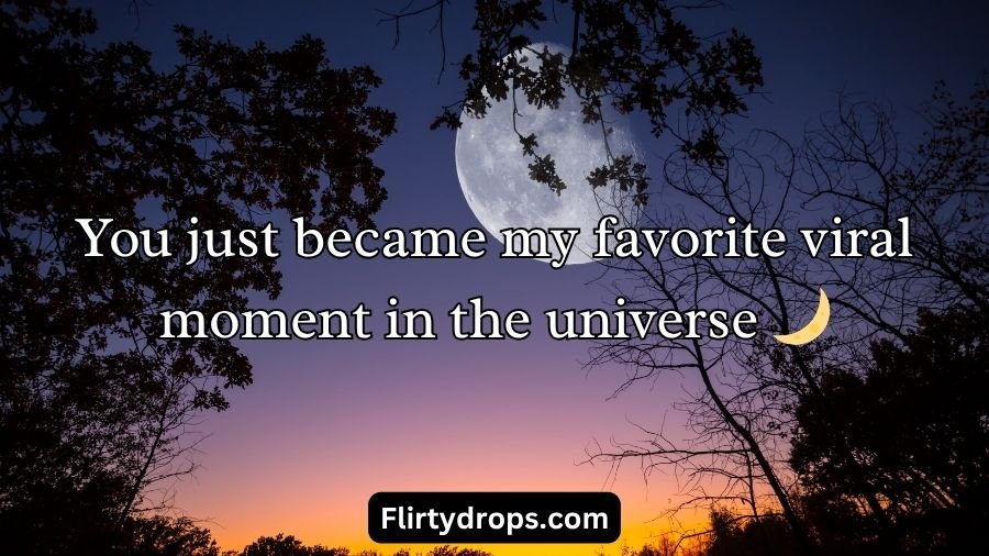 Moon Pick Up Lines