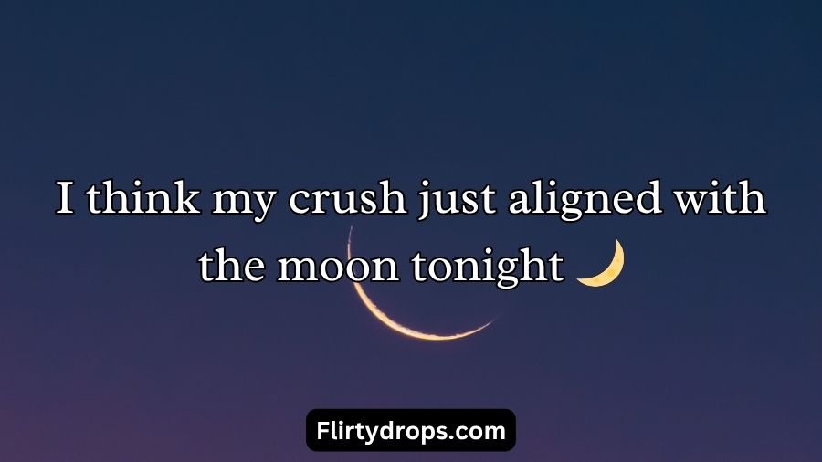 Moon Pick Up Lines