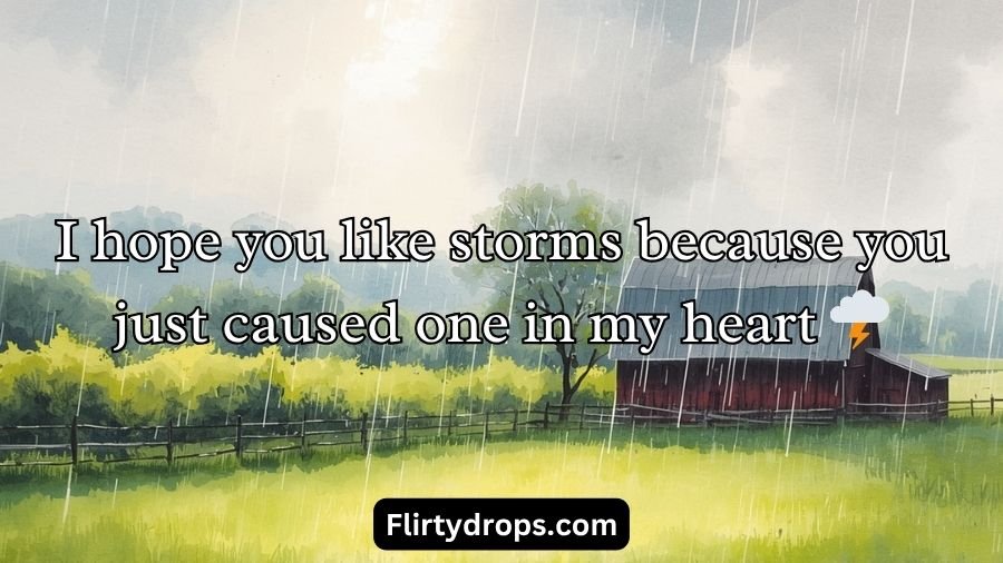 Rain Pickup Lines