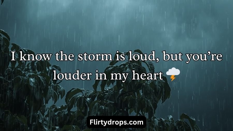 Rain Pickup Lines