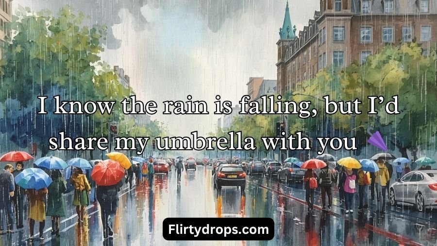 Rain Pickup Lines