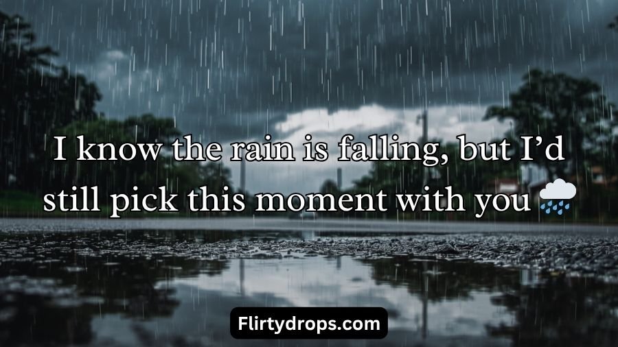 Rain Pickup Lines