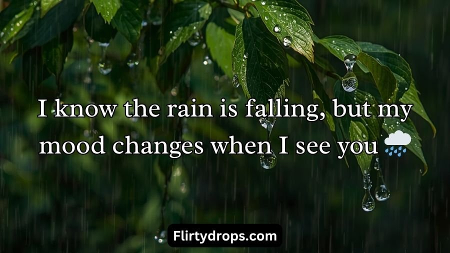 Rain Pickup Lines