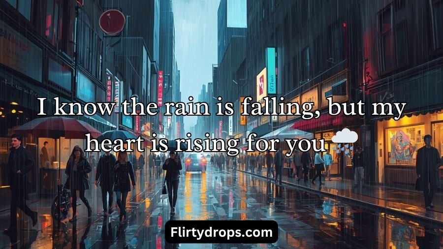 Rain Pickup Lines