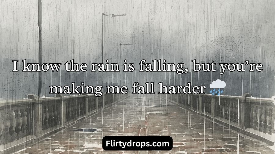 Rain Pickup Lines