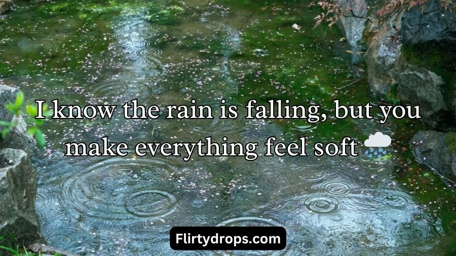 Rain Pickup Lines