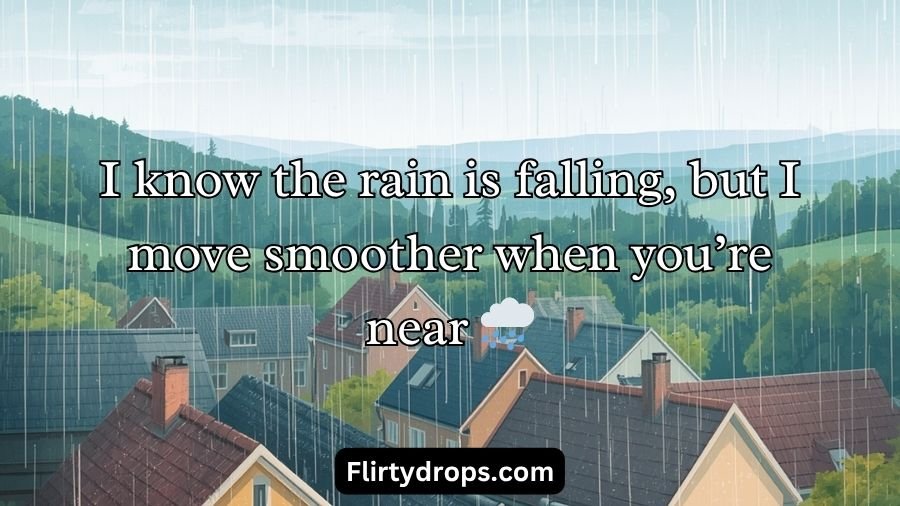Rain Pickup Lines