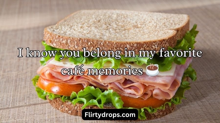 Sandwich Pickup Lines