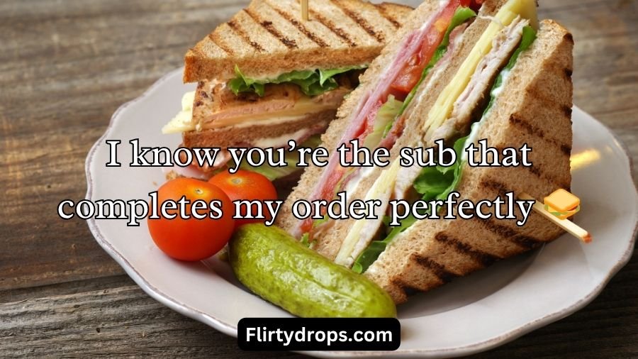 Sandwich Pickup Lines
