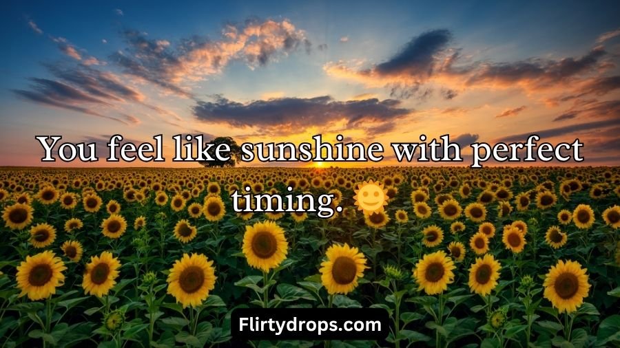 Sunflower Rizz Lines
