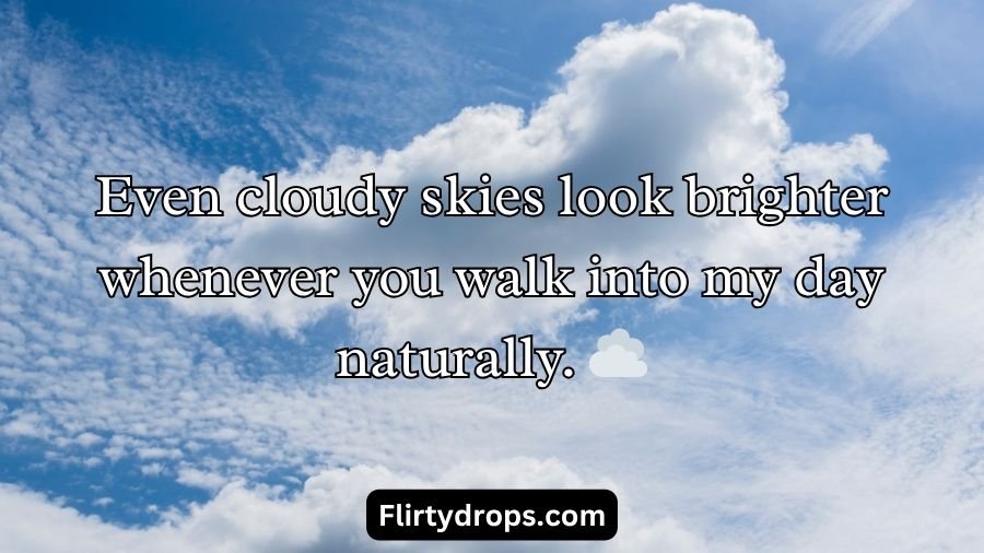Weather Pick Up Lines