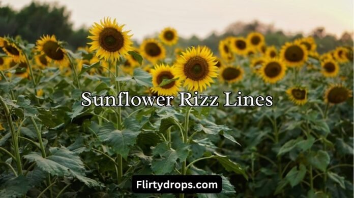 Sunflower Rizz Lines Sunflower Rizz Lines