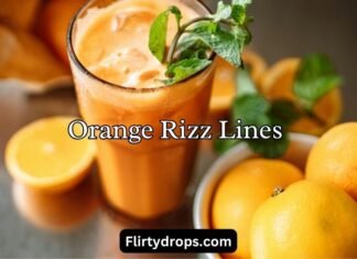Orange Rizz Lines Orange Rizz Lines