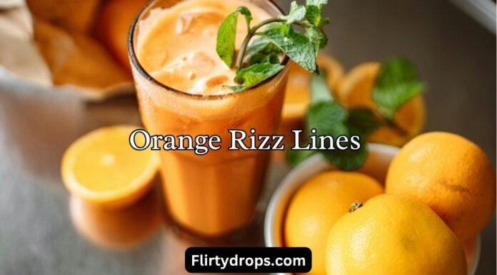 Orange Rizz Lines Orange Rizz Lines