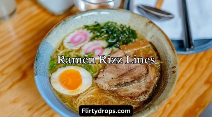 Ramen Rizz Lines Ramen Rizz Lines