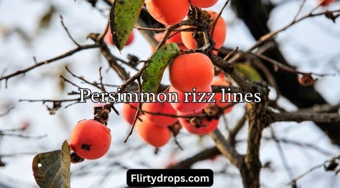 Persimmon rizz lines Persimmon rizz lines